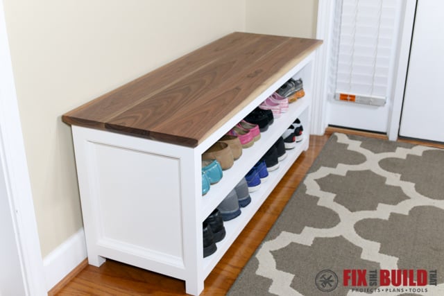 Entryway Shoe Bench | Ana White